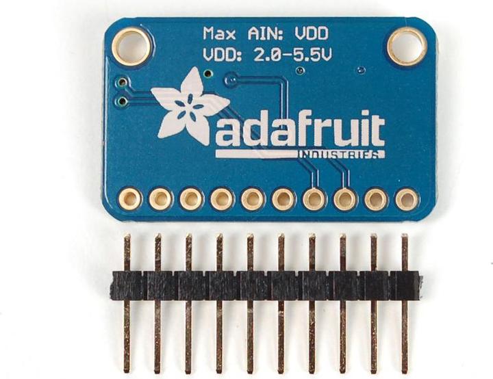 Image du produit Adafruit ADS1015 ADC 12 bits 4 canaux avec amplificateur de gain (Extension)
