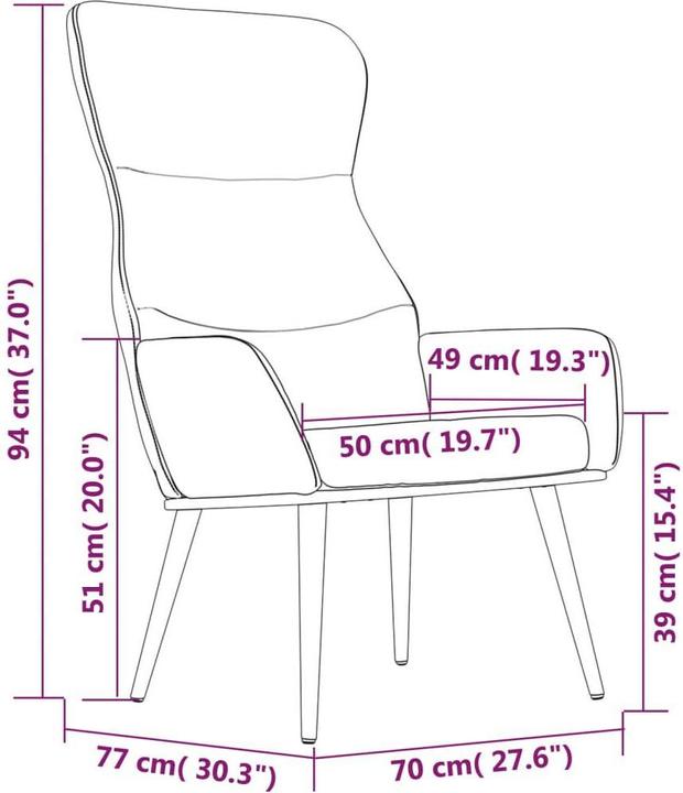 Produktbild VidaXL Relaxstuhl