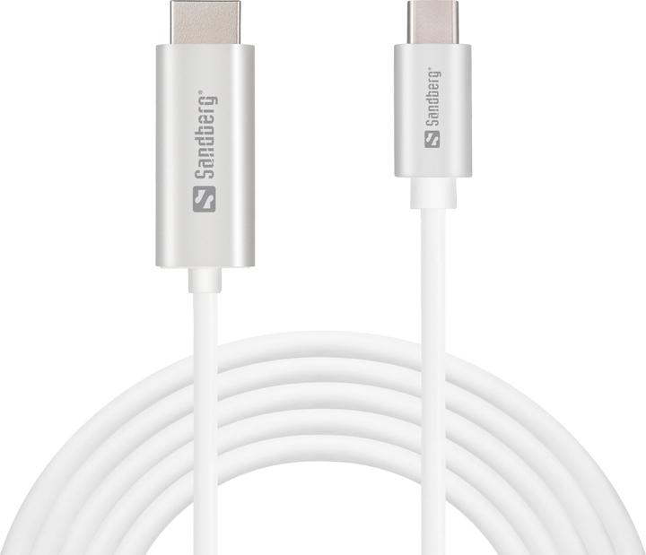 Sandberg USB Typ C — HDMI (Typ A) (2 m, HDMI, USB Type C, 1.4)