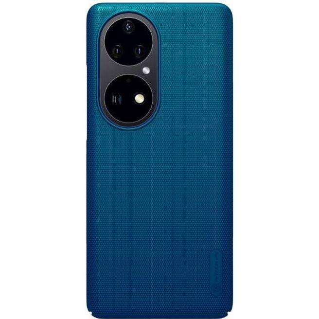 Nillkin Super Frosted Shield Series (Huawei P50 Pro), Smartphone Hülle, Blau