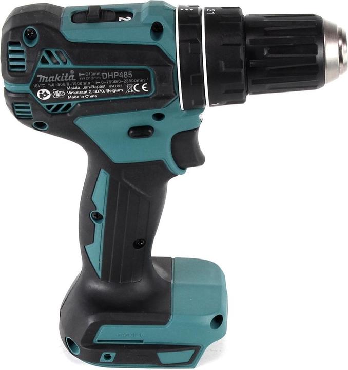Productafbeelding Makita DHP 485 ZJ 18 V Li-Ion accu-slagboormachine Solo in Makpac - zonder accu, zonder oplader (Oplaadbare batterij)