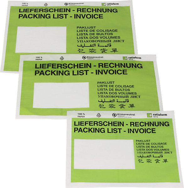 Immagine prodotto kaiserkraft Borse portadocumenti terra (C6, 1000 Pezzo/i)