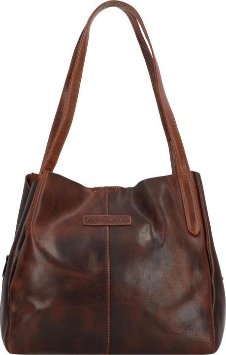 Actual product image Greenburry Rugged leather shoulder bag 32 cm