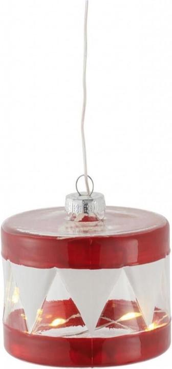 Produktbild Sirius LED Baumschmuck Elly Trommel, Rot (1x)