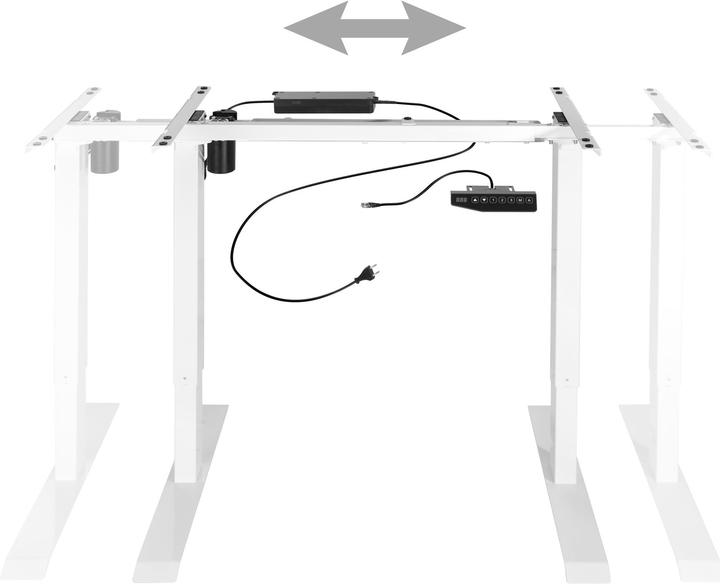 Actual product image tectake Electric table frame