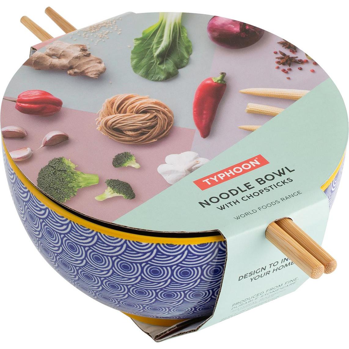 Typhoon Cibi del mondo, Ciotola + Scodella, Blu