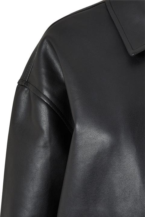 Actual product image Urban Classics Ladies Faux Leather Coat