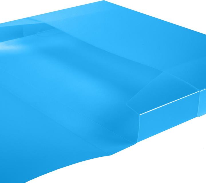 Image du produit Idena Classeur A4 élastique PP translucide turquoise (A4, 1x)