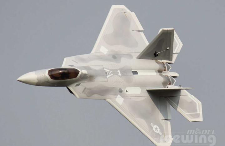 Actual product image Freewing F-22 Raptor PNP 8S 90mm Jet EDF (Jet)
