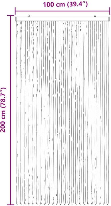 Produktbild vidaXL Fliegengitter (100 x 200 cm)