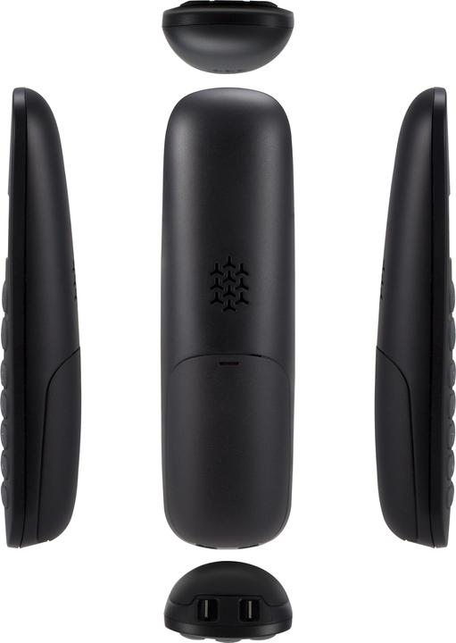 Image du produit Profoon Téléphone DECT avec 3 combinés, noir