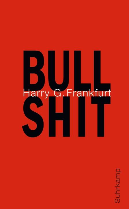 Produktbild Bullshit (Deutsch, Harry G. Frankfurt, 2014)