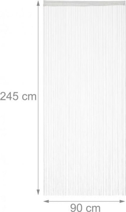 Actual product image Relaxdays White String Curtains (145 x 0.1 x 245 cm)