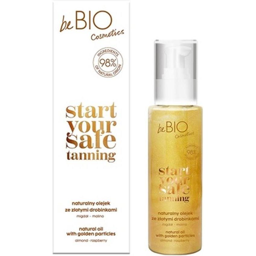 Be Bio, Lozione corpo, Ewa Chodakowska naturalny olejek do ciała ze złotymi drobinkami 100ml (Olio corpo, 100 ml)