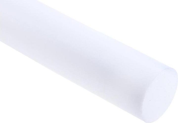 Actual product image RS PRO PTFE plastic rod stock,1m L 32mm dia