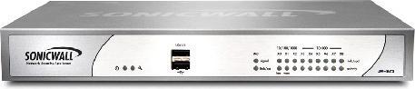Actual product image SonicWall NSA 240, UTM Firewall, SSL-VPN Total secure Bundle