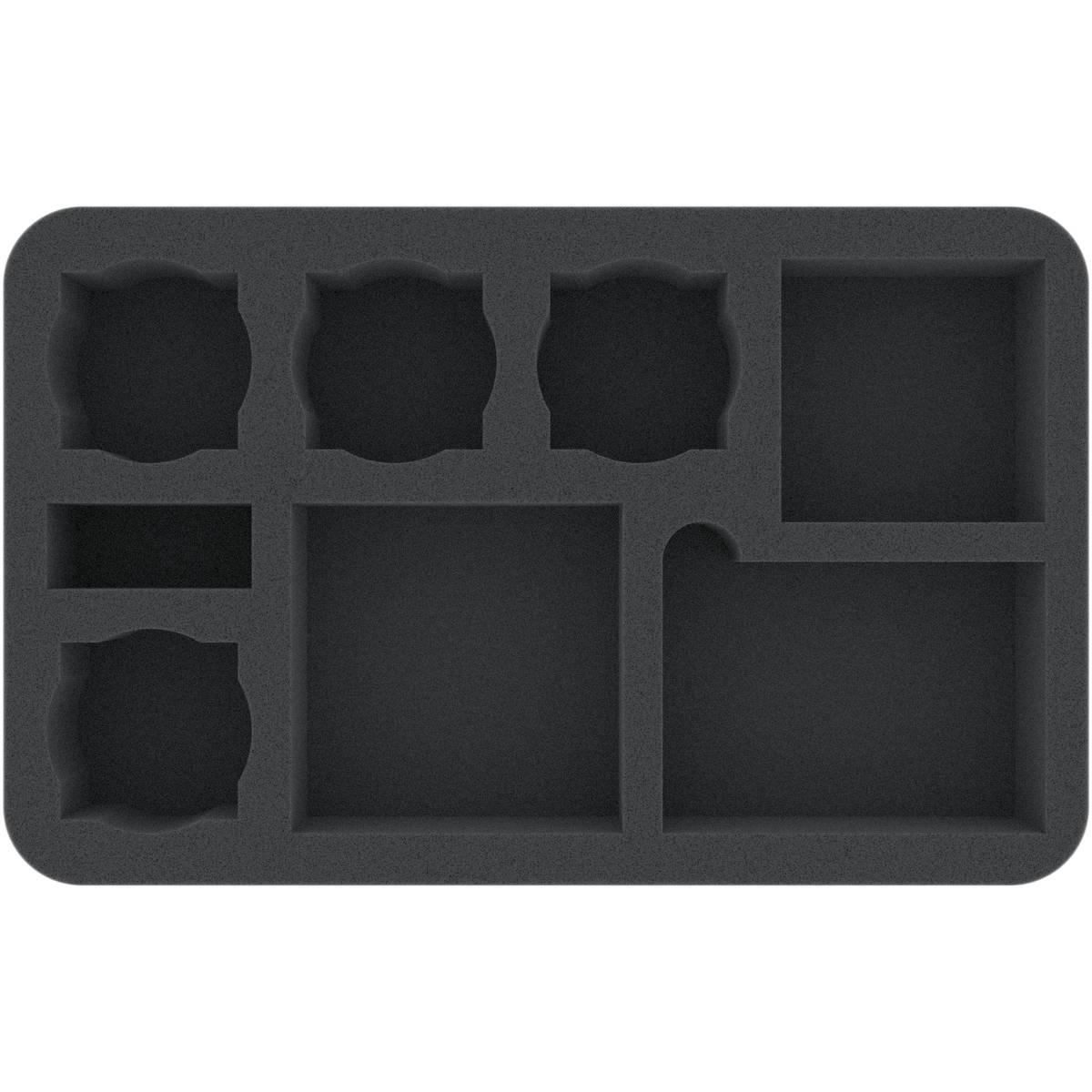 Feldherr HSMEHN045BO - 45 mm Half-Size Schaumstoffeinlage mit 8 Fächern (Schaumstoff) (HSMEHN045BO)