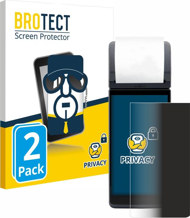 Actual product image BROTECT Anti-spy privacy film Blue light protection film