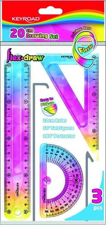 Actual product image Connect Rainbow deco geometric set, pendant, colour mix (29.60 cm)