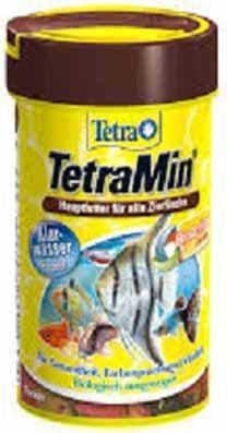 Actual product image Tetra Min normal flakes (Ornamental Fish, 100 ml)