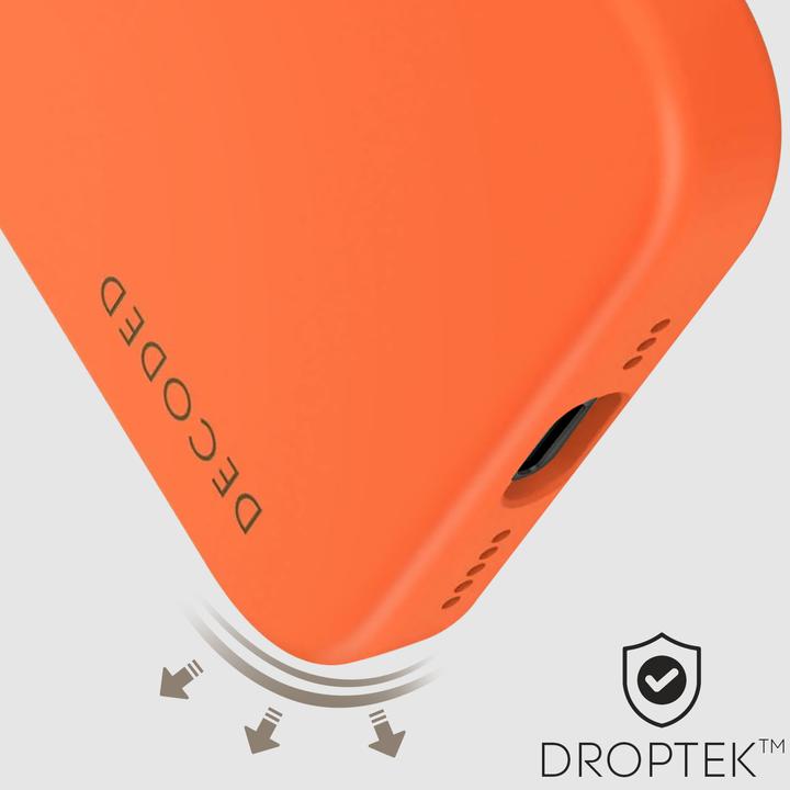 Produktbild Decoded AntiMicrobial Silicone Backcover iPhone 15 Plus Apricot (Apple iPhone 15 Plus)