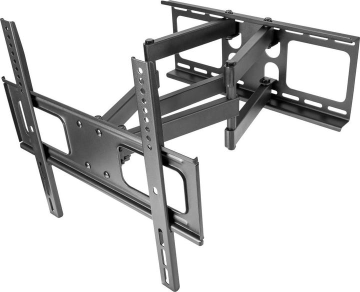 Techly Wall mount for LCD TV 81-139cm 32-55inch black tiltable 5-12degrees VESA 600x400 load b (Wall, 55", 50 kg)
