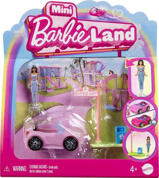 Produktbild Barbie Mini BarbieLand Puppe und Cabrio