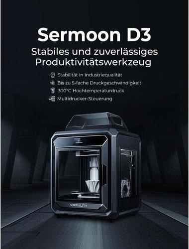 Actual product image Creality 3D printer Sermoon D3