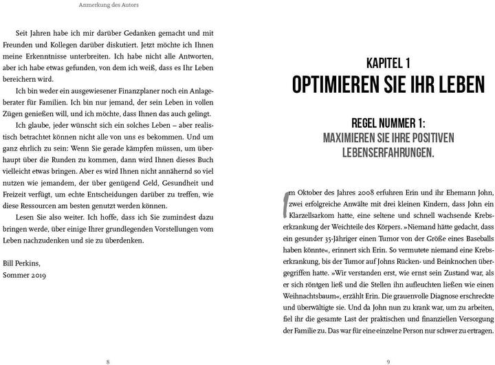 Produktbild Die with zero (Deutsch, Bill Perkins, 2024)