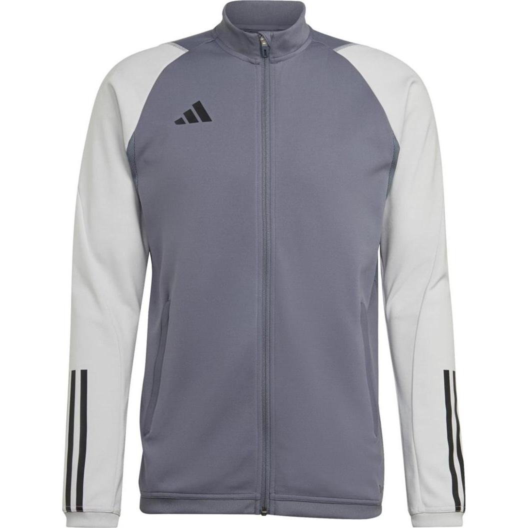 adidas, Herren, Laufjacke, Tiro 23 Competition Training Herren-Sweatshirt grau HP1908 (L) (L), Grau, L