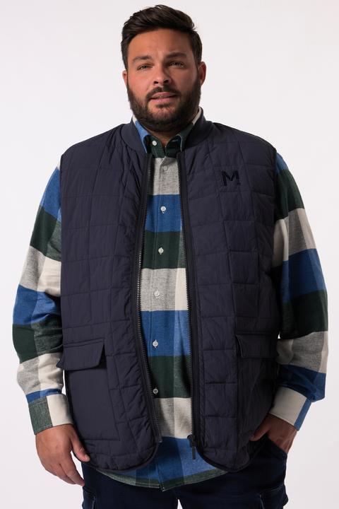 Produktbild Men+ Steppweste, Collegekragen (4XL)