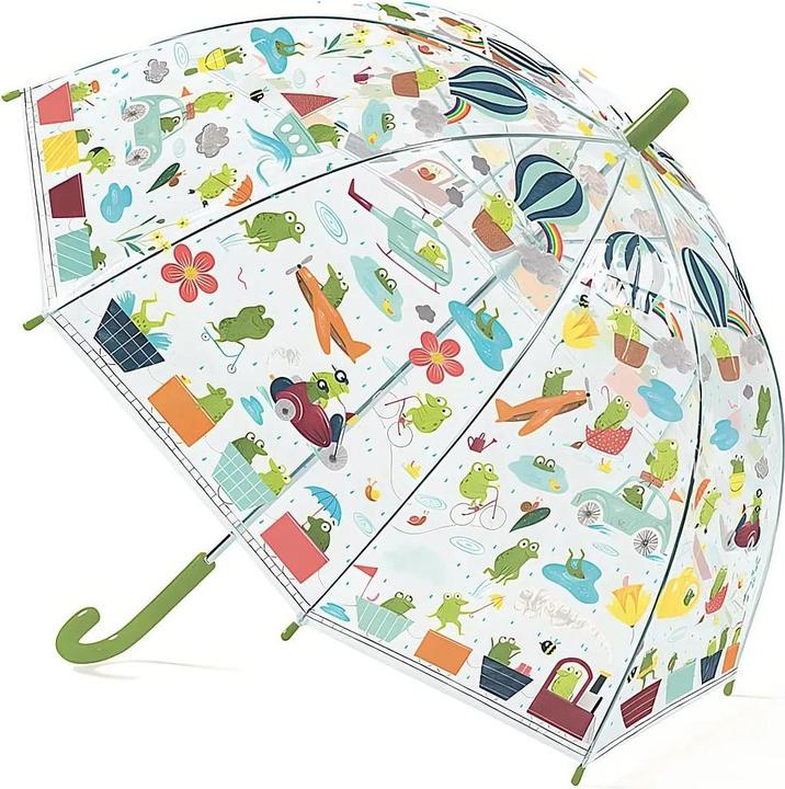 Actual product image Djeco Umbrella frogs 70x68cm