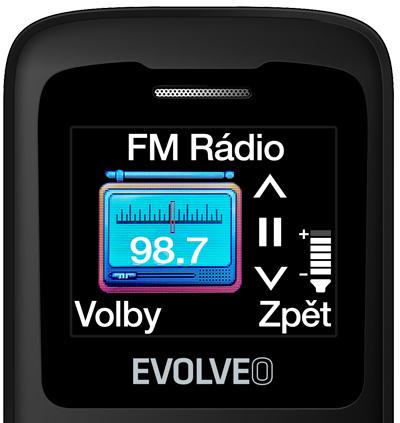 Immagine prodotto Evolveo EasyPhone ID, dispositivo mobile per anziani, nero (1.77")