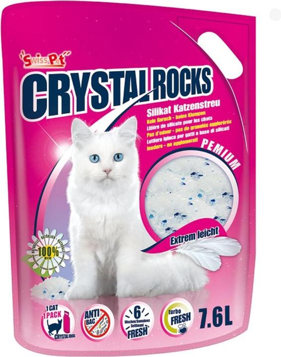 Swisspet Les roches de cristal (Ne s'agglomère pas, 3 kg)