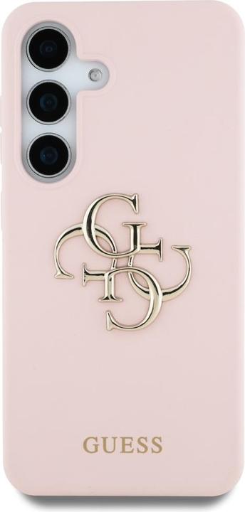 Actual product image Guess Silicone 4G Big Logo Case für S931B Samsung Galaxy S25 - pink (Samsung Galaxy S25)