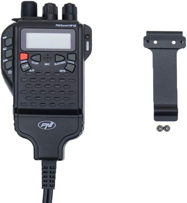 Actual product image PNI Escort HP 62 CB radio package and Extra 40 antenna with magnet included in the scope of delivery