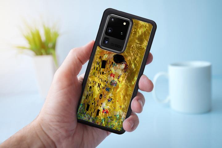 Productafbeelding Ikins hoesje voor Samsung Galaxy S20 Ultra kiss zwart (Samsung Galaxy S20 Ultra)