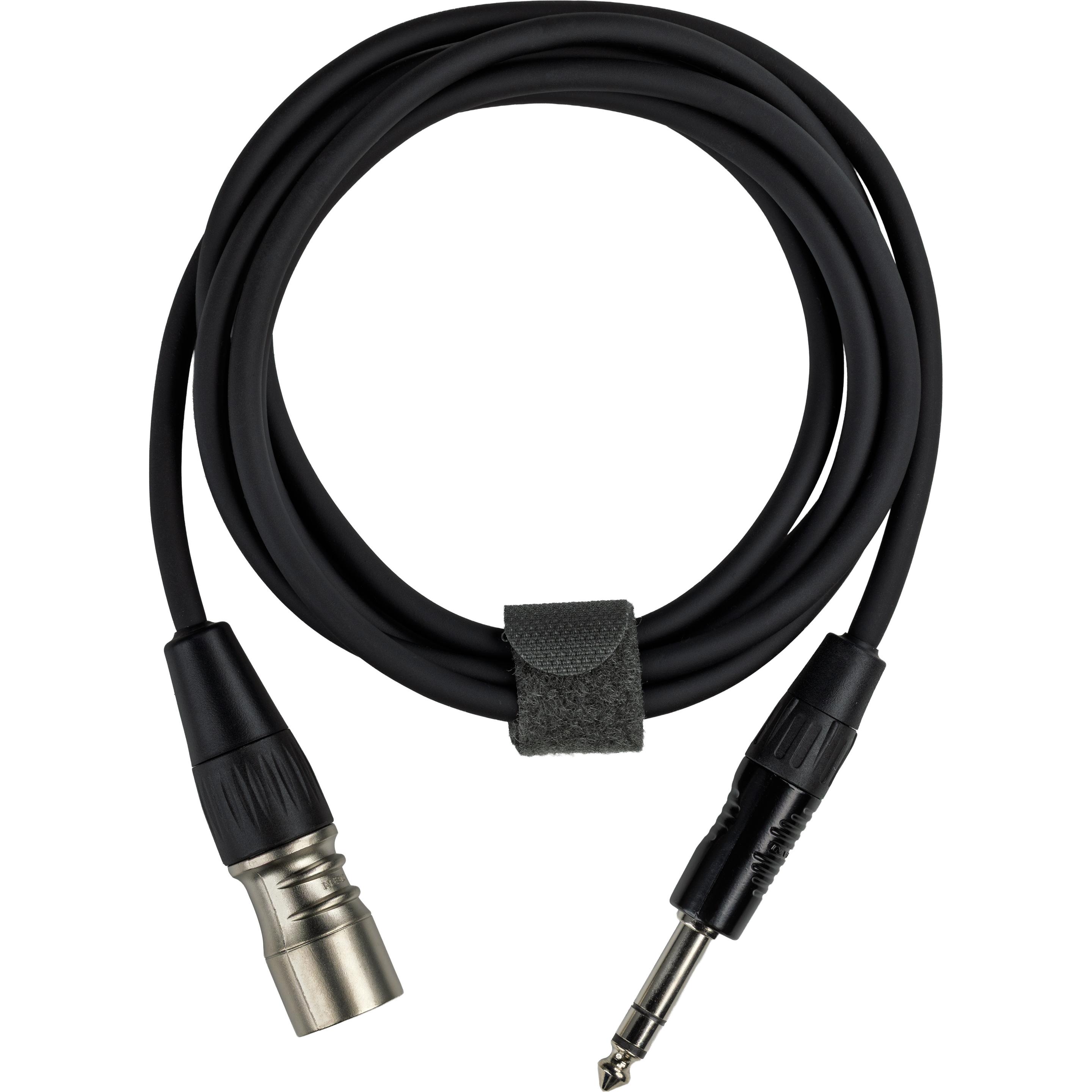Fuj Tek 6.3 mm TRS to XLR Male Signal Cable, 7 m, black (7 m, XLR), Cavo audio