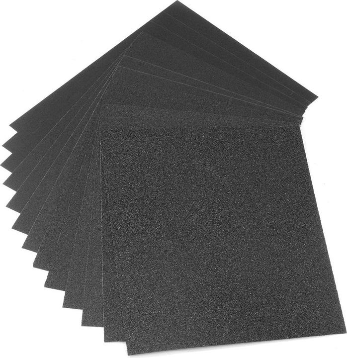 Image du produit Stahlwerk papier de verre - jeu de 12 - carbure de silicium (P80, P180, P60, P240, P100, P120)