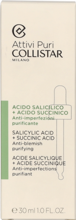 Actual product image Collistar Attivi Puri Salicylic Acid + Succinic (30 ml)