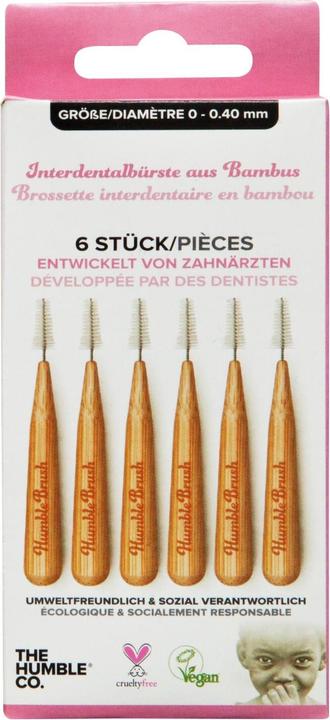 Actual product image The Humble Co. Interdental brushes (6 x, 0.40 mm)