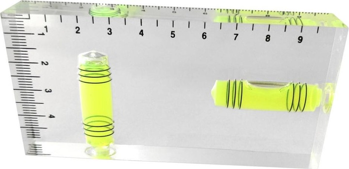 Immagine prodotto Rs Pro Livella, blocco tipo, 100mm, 2 livelle impermeabile, orizzontale: ±1, verticale: ±2 mm (10 cm)