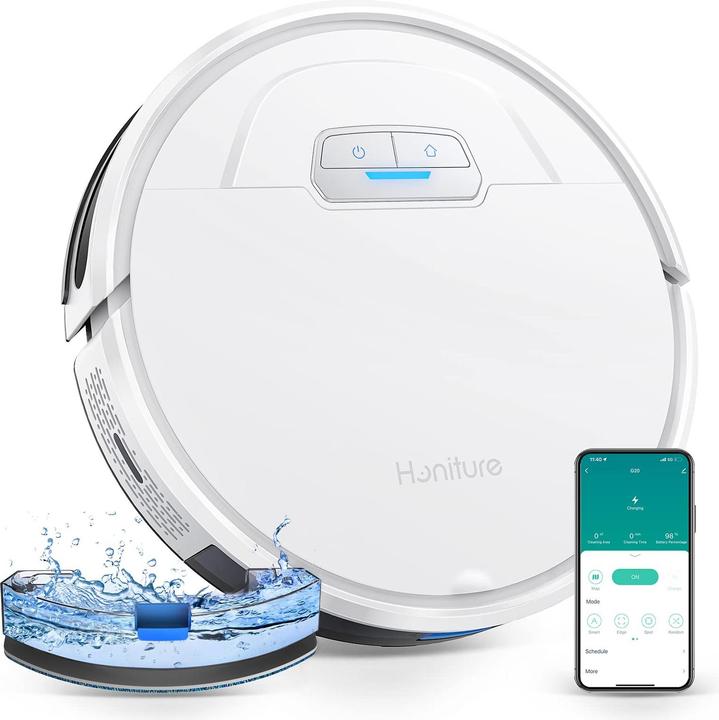 Actual product image Honiture G20 Robot Vacuum Cleaner (4500 Pa, Wiping cloth)