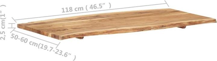 Actual product image VidaXL Zibiah (118 x 60 x 2.5 cm)
