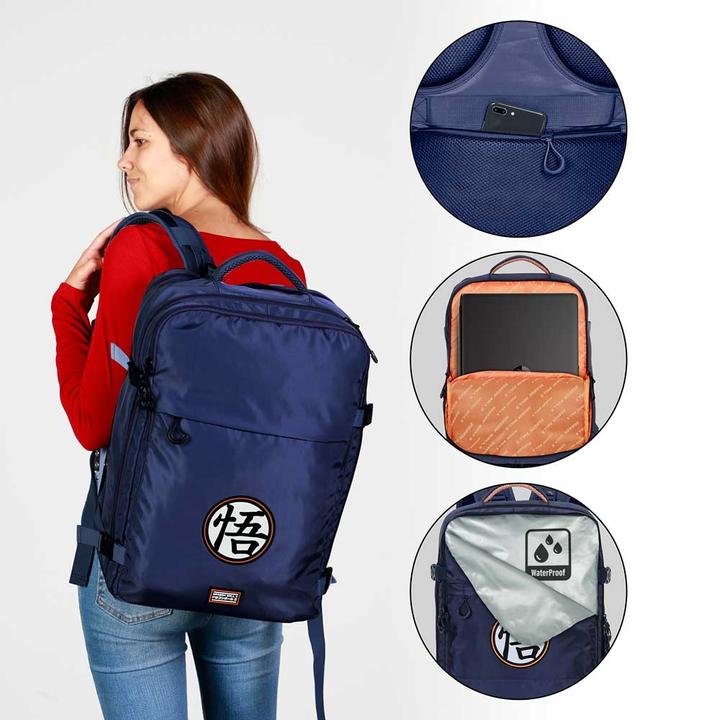 Actual product image Karactermania Large Mercury Travel Backpack 47x23x33cm Symbol