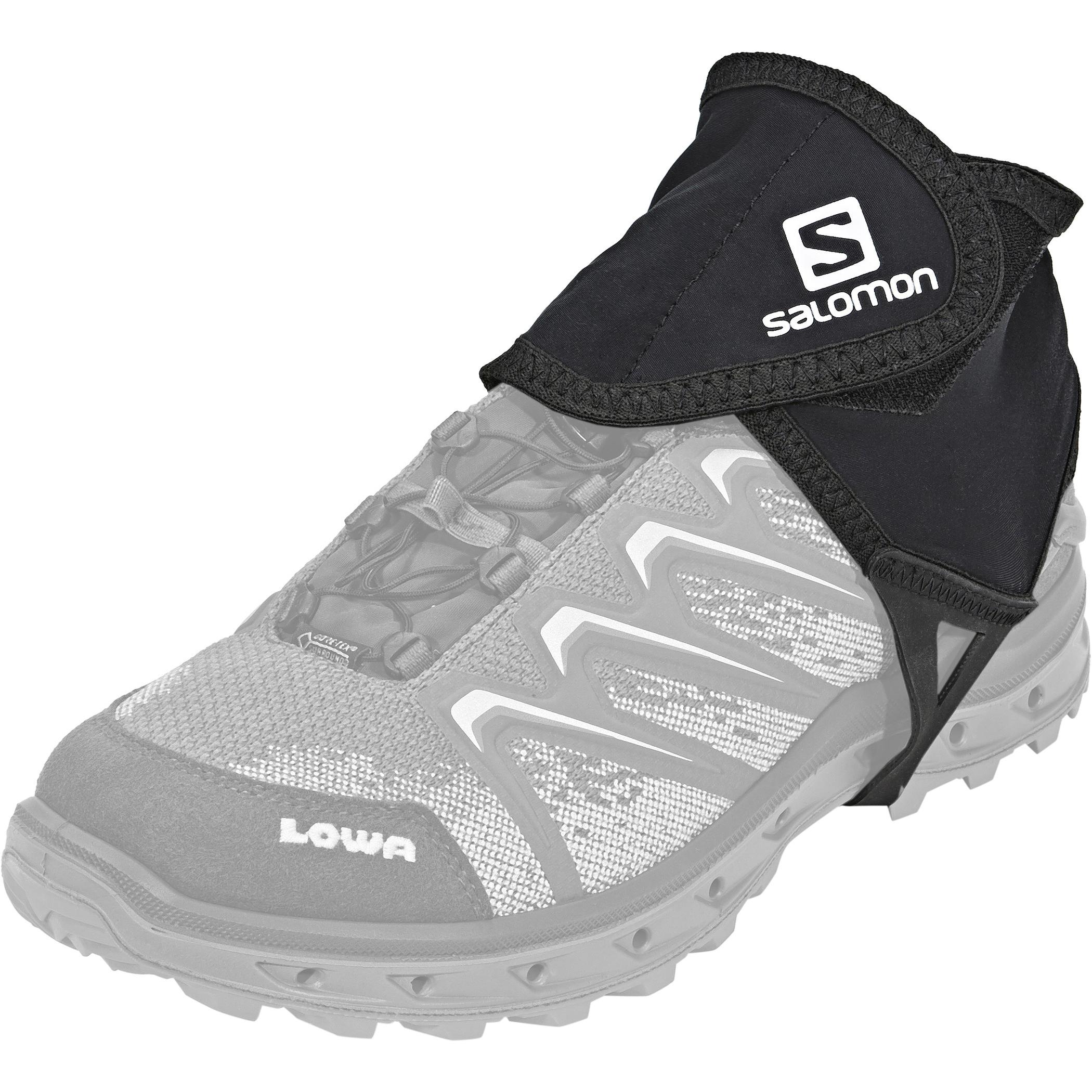 Salomon, Unisex, Gamaschen, Trail Low Gaiters (M), Schwarz, M