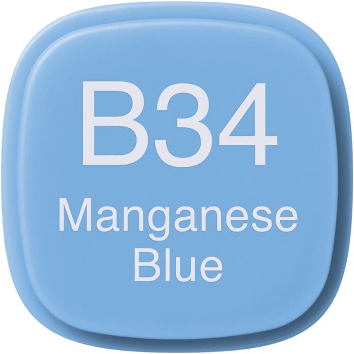 Image du produit Copic Marqueur graphique Classic Type B - 34 (B34 - Bleu manganèse, 1 x)