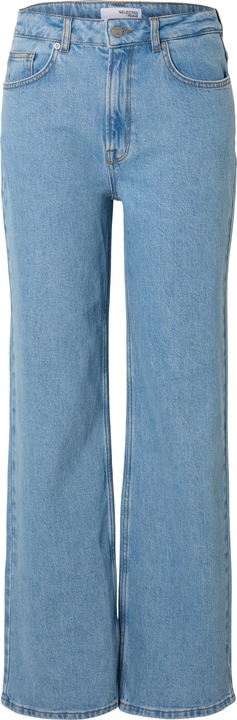 Selected Femme Hellblaue Wide Fit Jeans