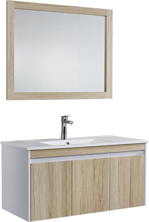 Produktbild HTI-Living Badmöbel Set Waschtisch, Spiegel, Hängeschrank