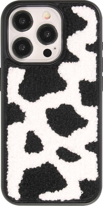 Actual product image PhoneLook Silicone cover with tufted surface cowhide effect (Apple iPhone 15 Pro)